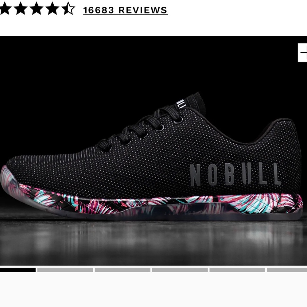NOBULL MIDNIGHT PALM TRAINER (WOMEN'S) Size 8.5 Women